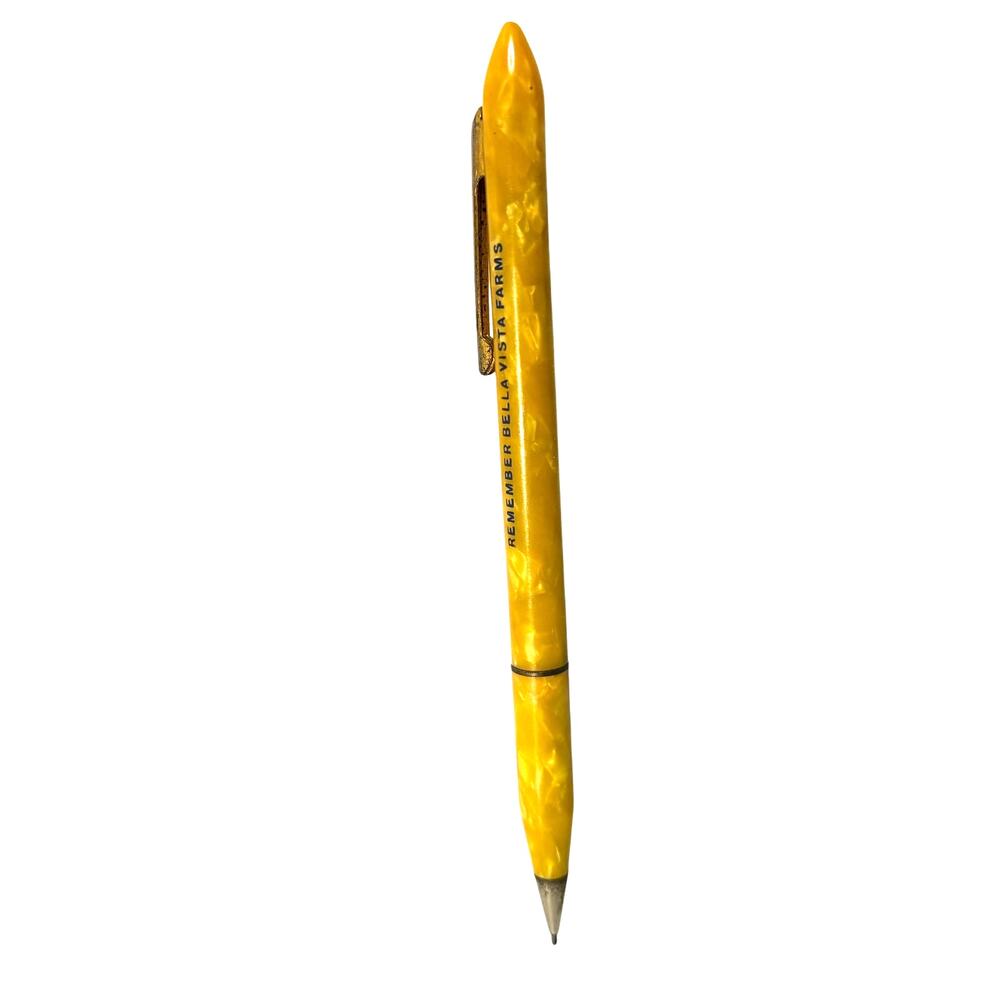 Vintage Bella Vista Farms Advertising Pencil Collectible